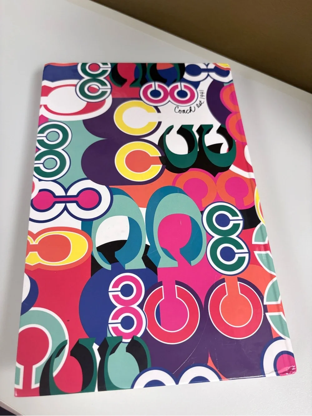 Coach Multicolor Pop Art Poppy Notebook/Journal - LNC